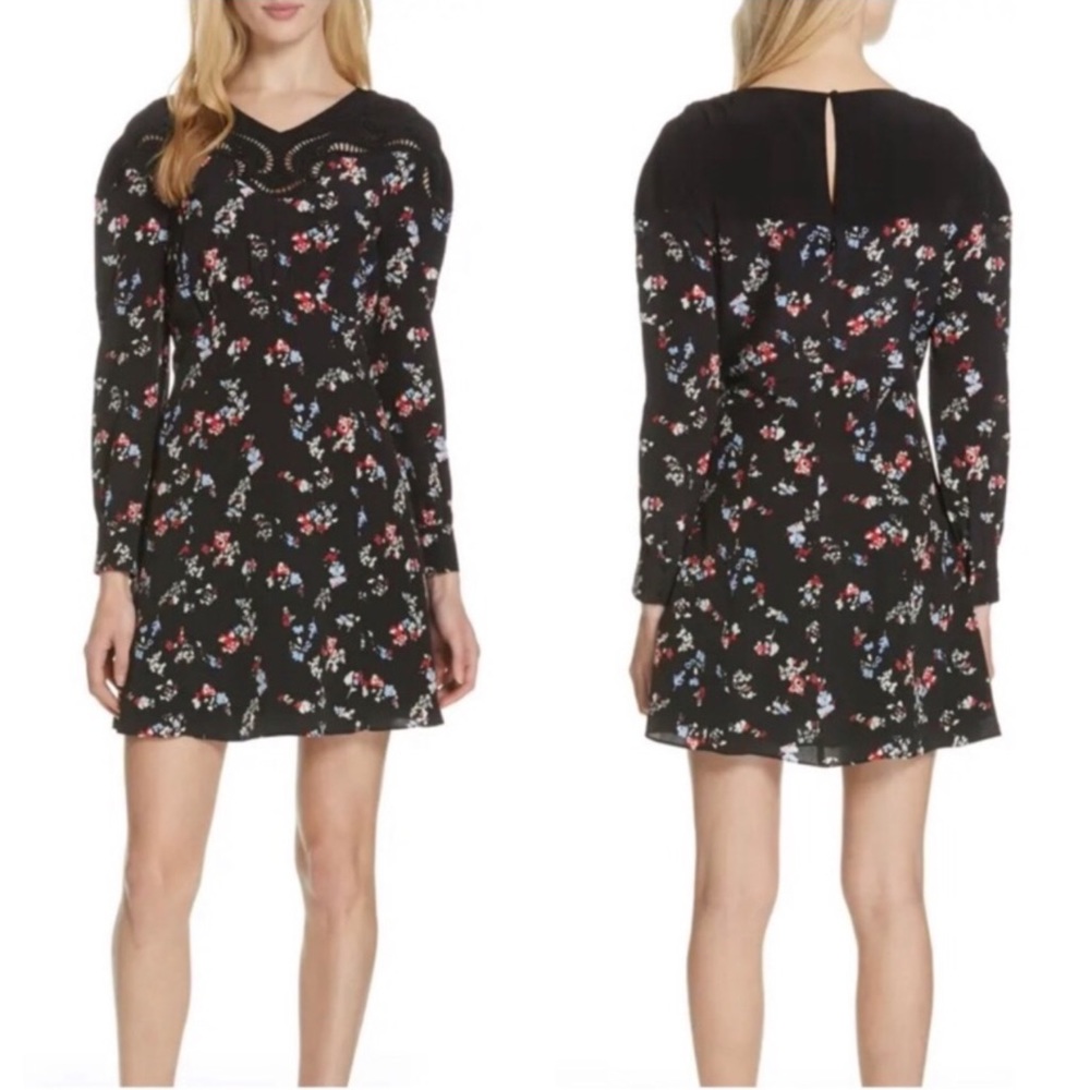 Tanya Taylor silk floral dress Sz 10